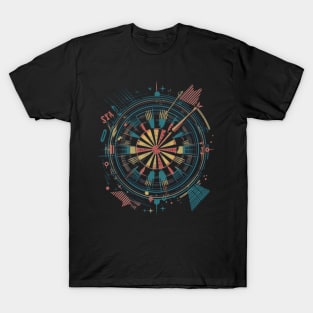 Dartboard Retro Vintage T-Shirt